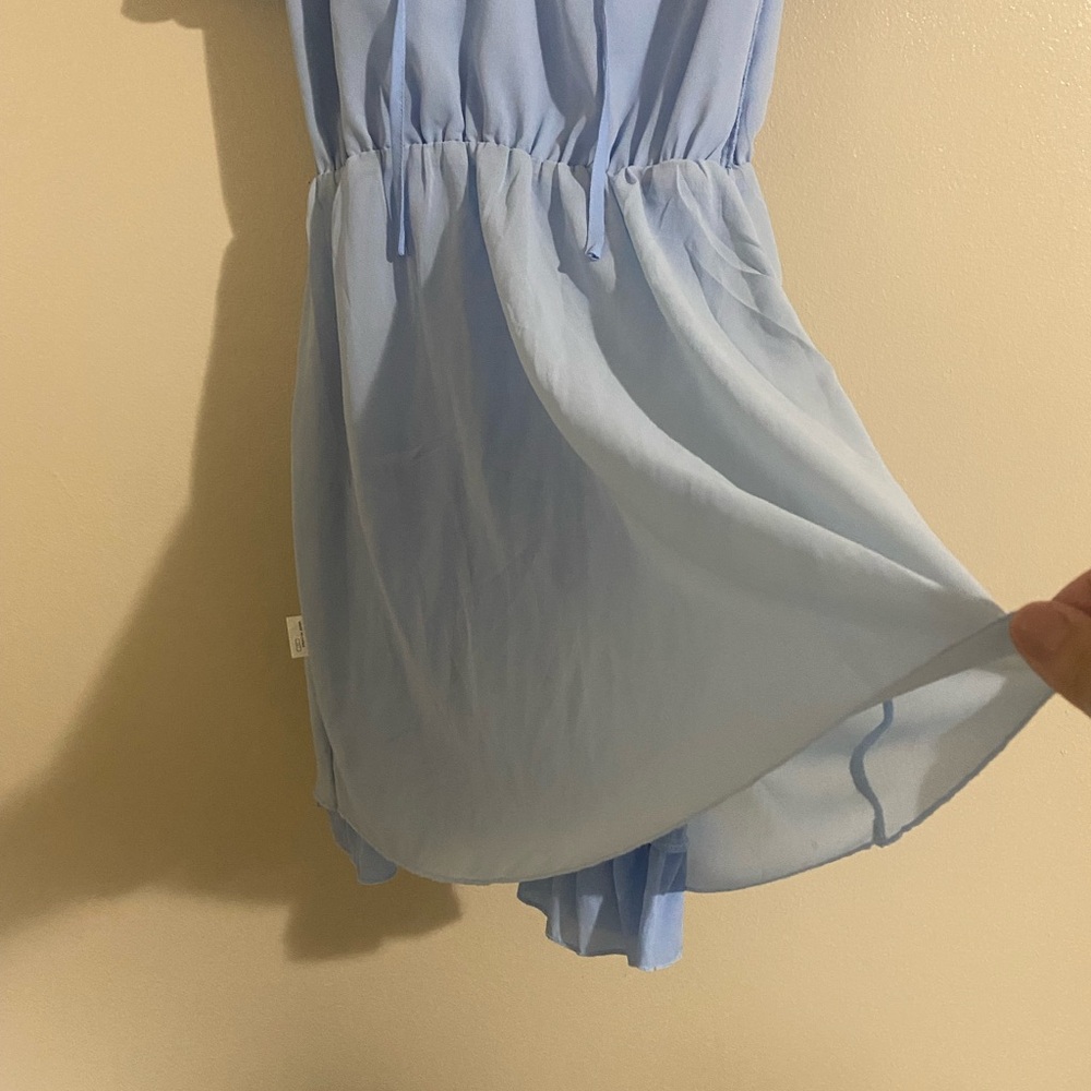 Adorable Light Blue Kids Dress - Picture 5 of 6